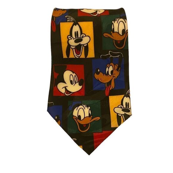 Balancine Hot Cakes‎ Disney Mickey Donald Pluto Goofy Necktie - Picture 1 of 5